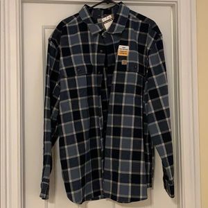 NWT Carhartt Original-fit Plaid 2XL Flannel Shirt
